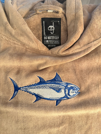 Brown/Grey Tuna Poncho