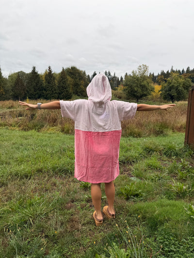 Pink Crab Poncho