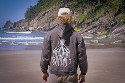 Black Octo Hoodie - Box Cut
