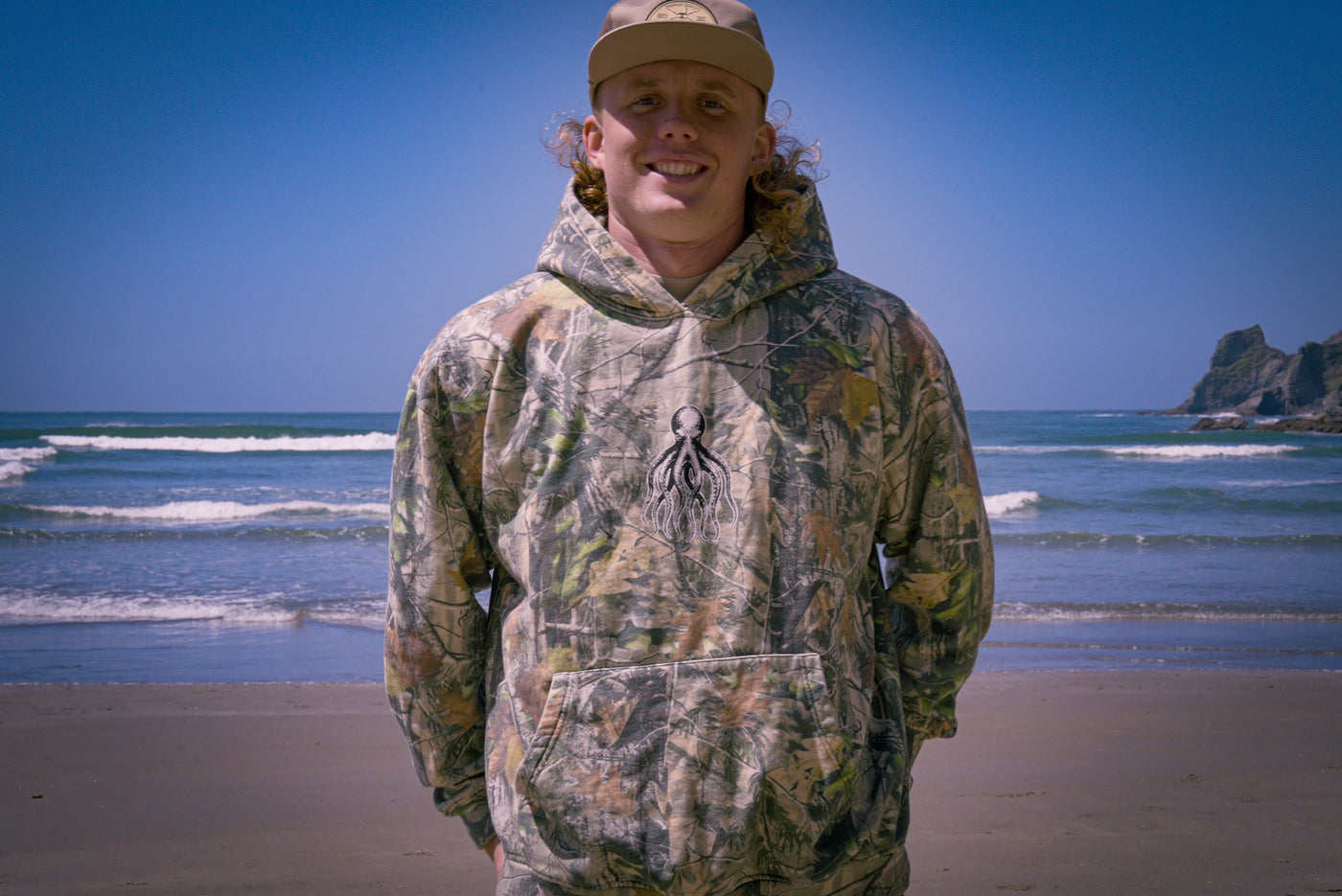 Camo Octopus Hoodie