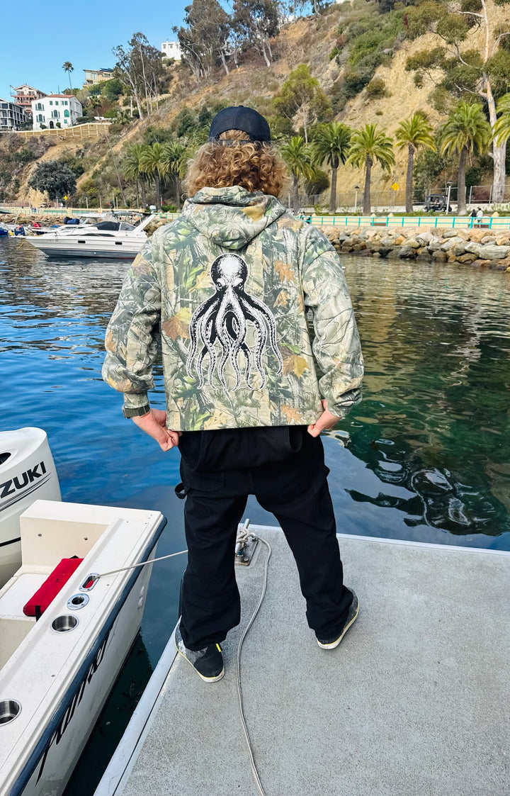 Camo Octopus Hoodie – BigWaterGuy