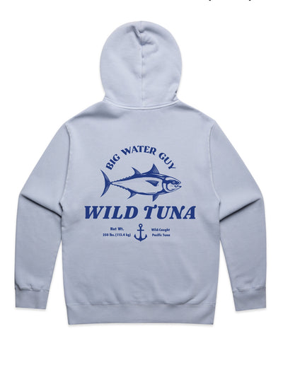 Faded Light Blue Tuna Hoodie