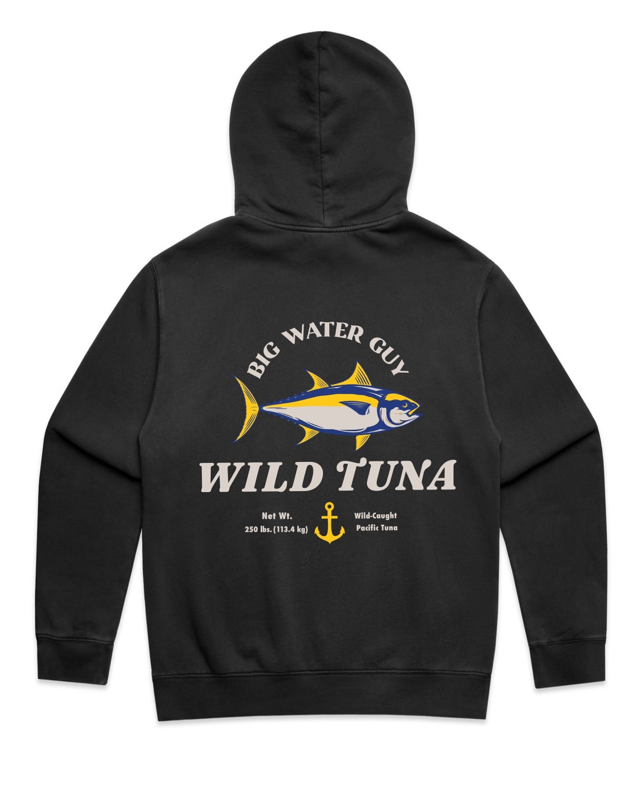 Faded Black Tuna Hoodie