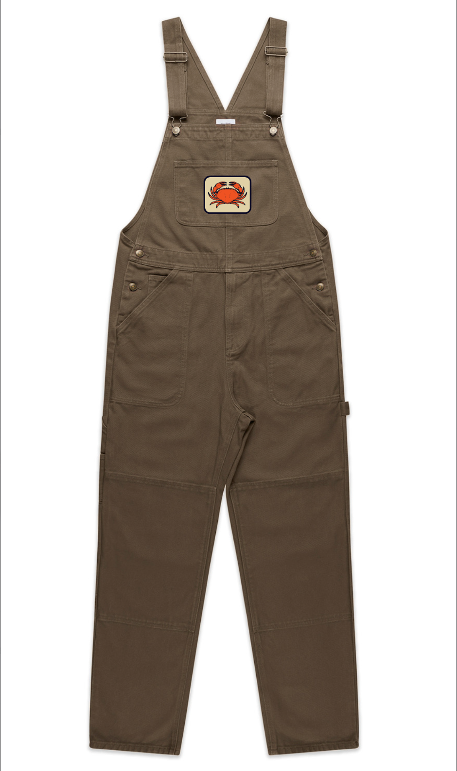 Crab Overalls- Walnut